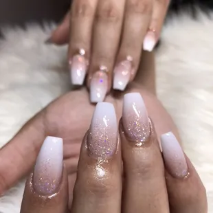 Pink and white ombré by SpaRenity