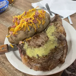 Thursday Night Special Ribeye Dinner ($15.99) can't beat it anywhere!