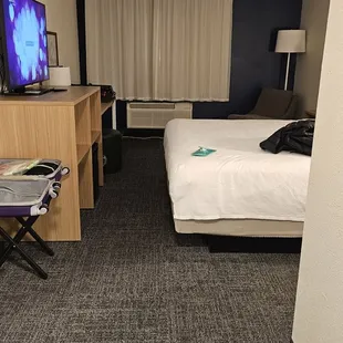 Typical room. Very basic amenities