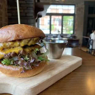 Spark Burger made w/ locally sourced beef!