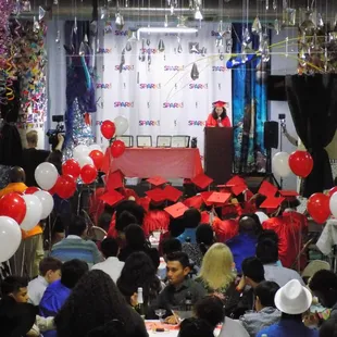 Award Ceremonies and graduations are popular here!