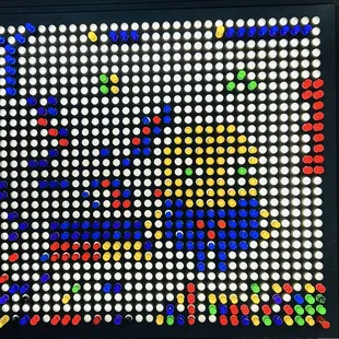 Minions on the color peg board!