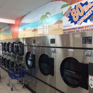 Regular size dryers &amp; larger double size dryers