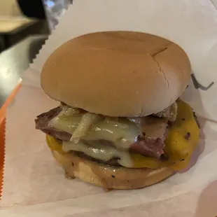 Delicious, locally sourced burger!