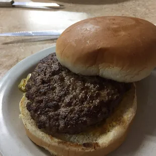 &quot;Regular&quot; burger