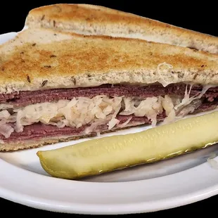 Rueben on rye  Sandwich