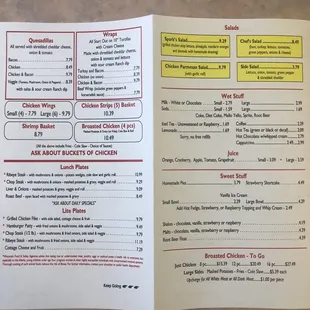 Full Menu