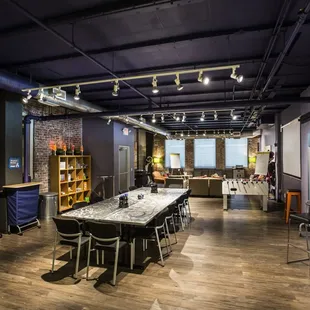 The Retro Room is packed with funky decor.