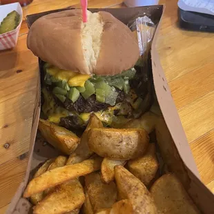 Double Chili Cheese Burger