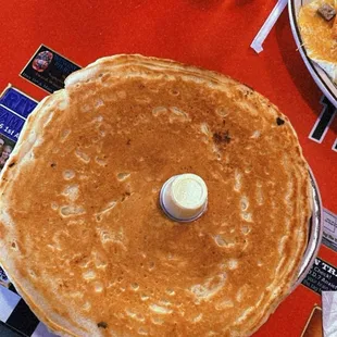 6. One Big Pancake