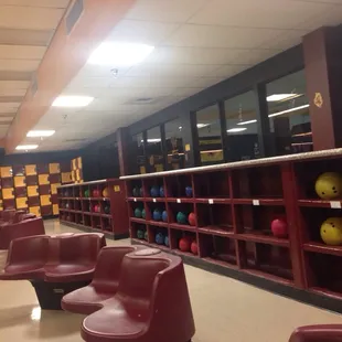 Lockers and bowling balls from 16-6
