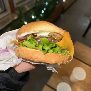Bacon cheeseburger