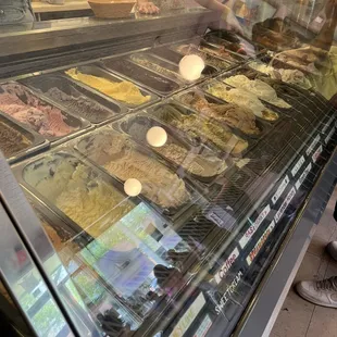 The ice cream case!