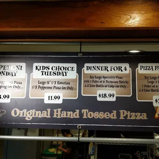 There are some remarkable values on the "specials"menu.