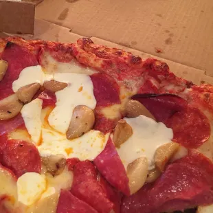 The Roast...look at the garlic cloves! SO GOOD!