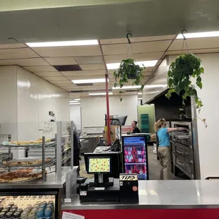 a view of the kitchen