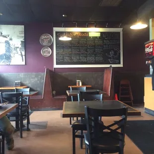 Just the inside of the restaurant.