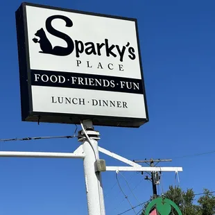 Signage of the business (from Broad St)