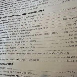 Beer prices here are so reasonable!