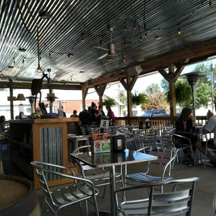 Perfect day for poutine and wings had sparkys by the harbor.