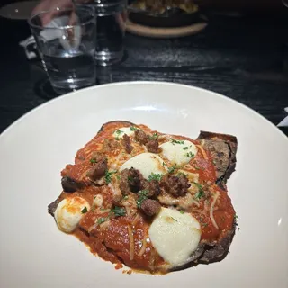 Sausage Eggplant Parmigiana