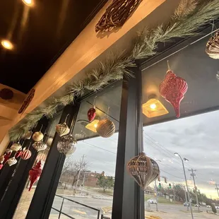 Inside holiday decor