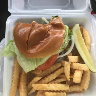 My delicious hamburger! Taste like "summer time"