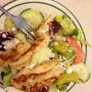 Mind you I had already eaten some of the chicken ! Chicken was so flavorful and juicy