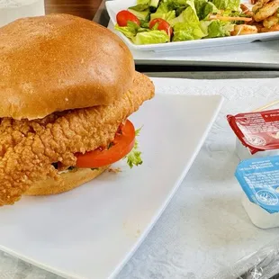 Basa Fish Sandwich my husband said it was good