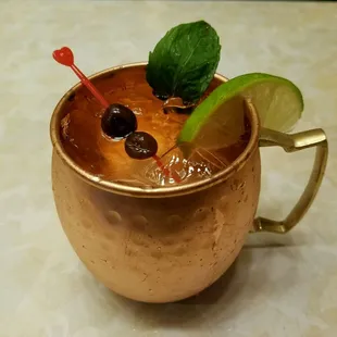 Blueberry Mules Cocktail