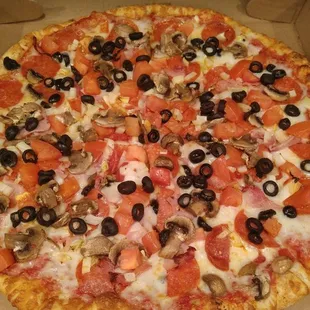 a pizza in a box