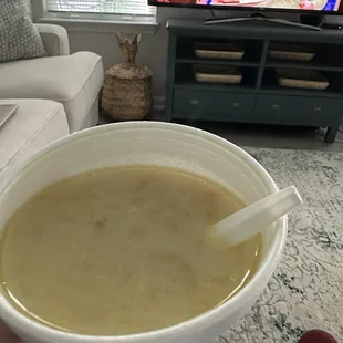 Lemon chicken soup