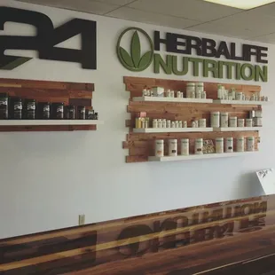 the front of the store