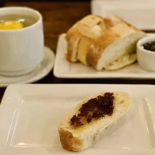 The bread with this amazing sauce