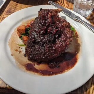 Walnut Crusted Pork Chop