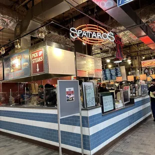 the interior of a restaurant