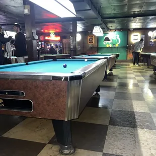 a pool table