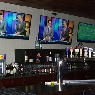 tvs on the wall