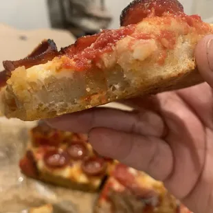 Inside PEPPERONI Pizza