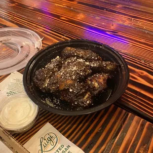Chicken Wings - Black Garlic Parmesan