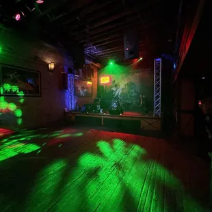 Pic showing stage and dance floor on 08/05/2023