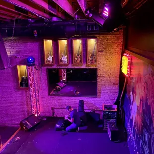 Stage view from upstairs