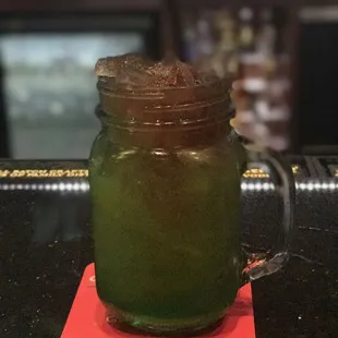 Memaid Water is the perfect rum punch! The 2nd best mixed drink I've had the pleasure of drinking.