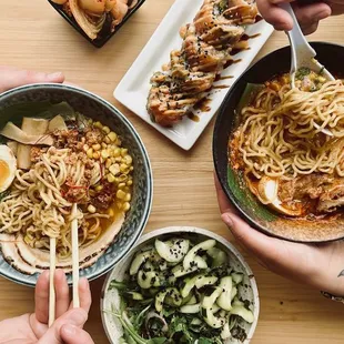 ramen and noodles, food
