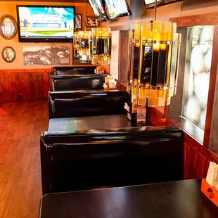 a view of the inside of a restaurant