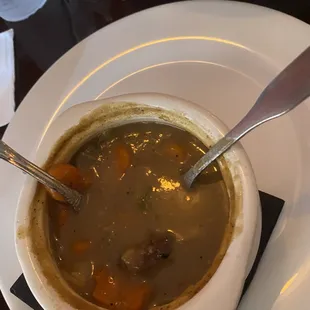 Curried beef stew.  Amazing!!