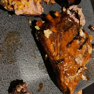 Signature Ribs and Twice Baked Potato.