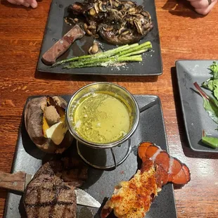 Both our dinners