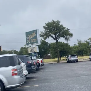 outside