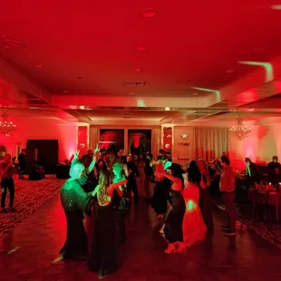 Dj, mc, photography, and uplighting for this super entertaining wedding celebration!